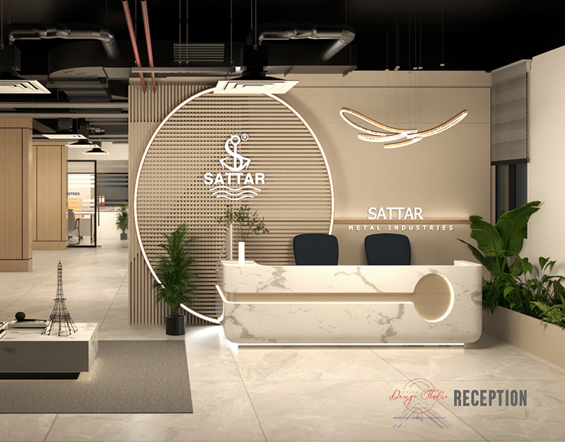 modern office interior for sattar metal industries 92