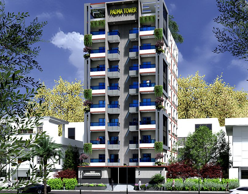 residential exterior project for padma group 120